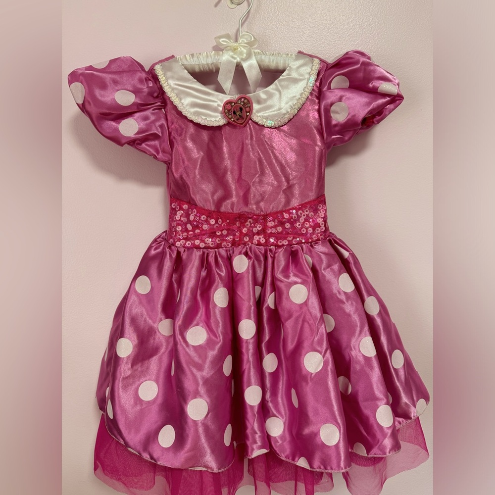 From disney store website, very cute Minnie Mouse Pink Dress